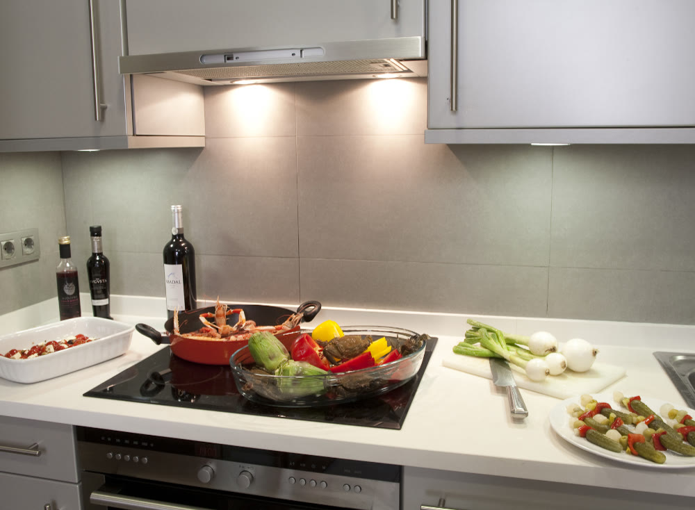 Kitchen worktop at Via Laietana